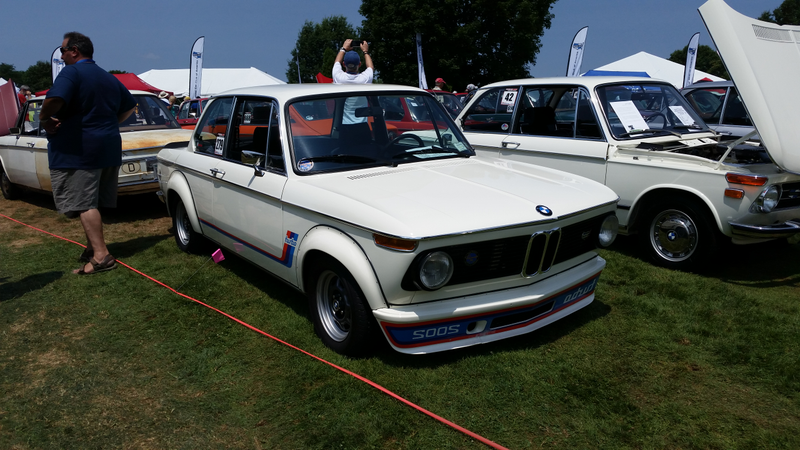 They were celebrating 50 years of the 2002 and I am not exaggerating to say there were hundreds of them.